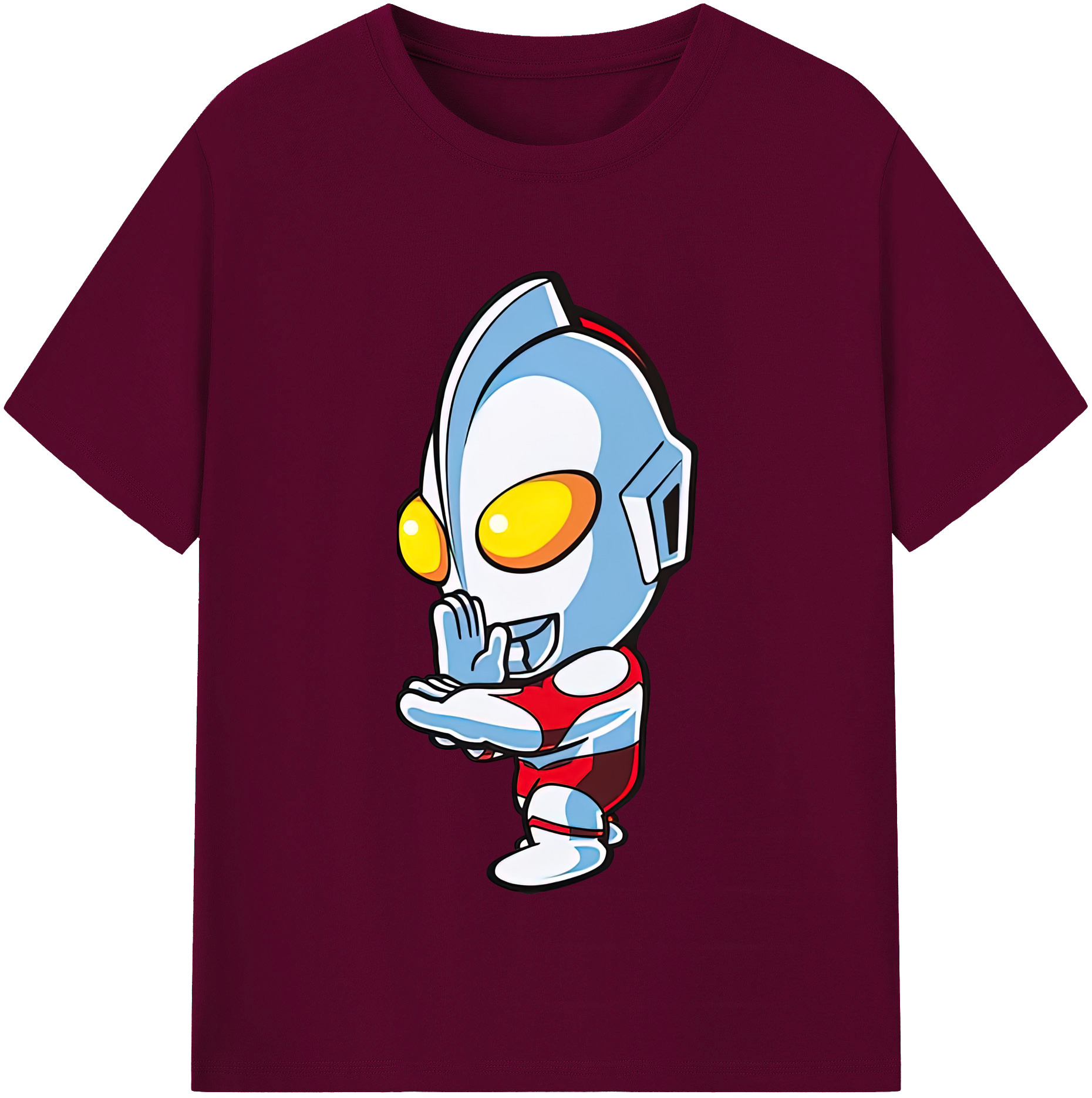 （画像用） ウルトラマン Ultraman レディースカジュアルプリントTシャツ（綿100％）